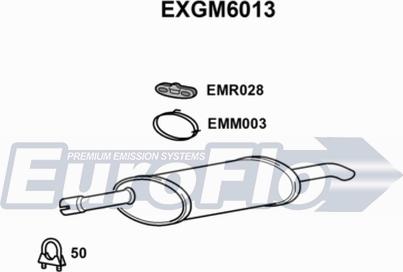 EuroFlo EXGM6013 - End Silencer www.autospares.lv