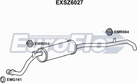 EuroFlo EXSZ6027 - End Silencer www.autospares.lv