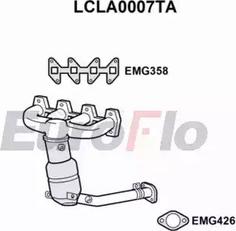 EuroFlo LCLA0007TA - Katalizators www.autospares.lv