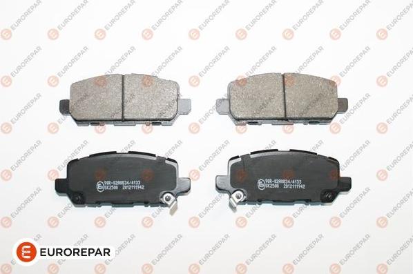 EUROREPAR 1697650680 - Bremžu uzliku kompl., Disku bremzes www.autospares.lv