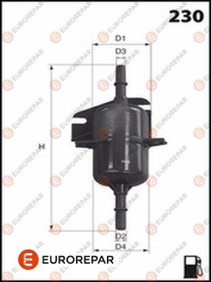 EUROREPAR 1643631380 - Fuel filter www.autospares.lv