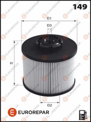 EUROREPAR 1643630780 - Degvielas filtrs www.autospares.lv