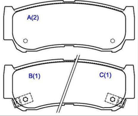 EUROREPAR 1643080680 - Brake Pad Set, disc brake www.autospares.lv