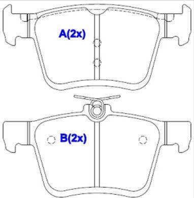 EUROREPAR 1643074580 - Bremžu uzliku kompl., Disku bremzes www.autospares.lv