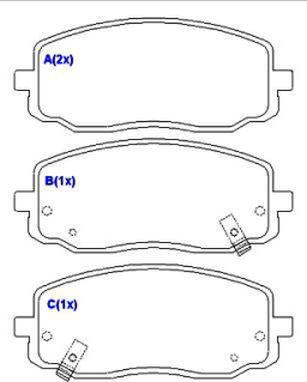 EUROREPAR 1643078980 - Bremžu uzliku kompl., Disku bremzes www.autospares.lv