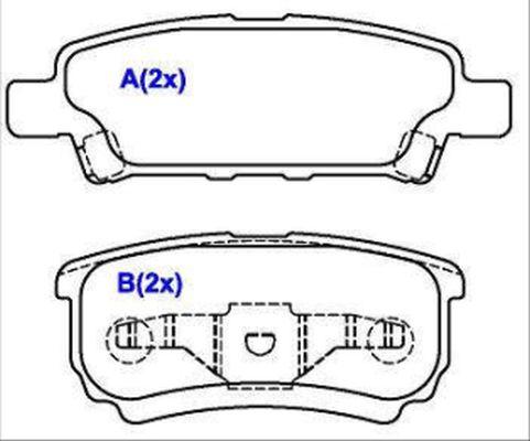 EUROREPAR 1643078080 - Bremžu uzliku kompl., Disku bremzes www.autospares.lv