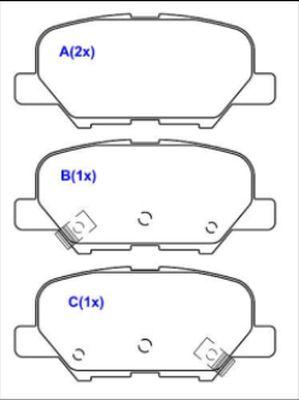 EUROREPAR 1643078180 - Bremžu uzliku kompl., Disku bremzes www.autospares.lv