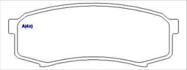 EUROREPAR 1643072280 - Brake Pad Set, disc brake www.autospares.lv