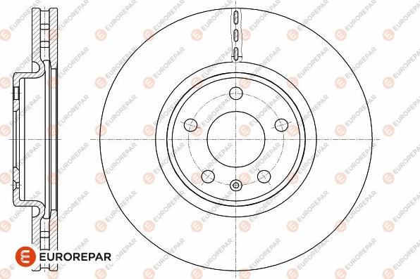 EUROREPAR 1642749880 - Bremžu diski autospares.lv