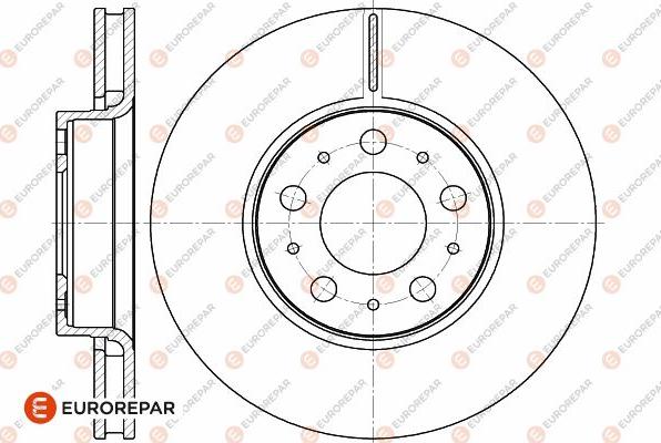 EUROREPAR 1642754780 - Bremžu diski www.autospares.lv