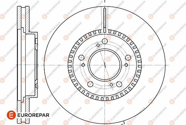 EUROREPAR 1642755680 - Bremžu diski www.autospares.lv