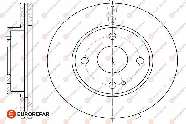 EUROREPAR 1642755880 - Bremžu diski www.autospares.lv