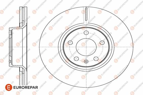 EUROREPAR 1642756280 - Bremžu diski www.autospares.lv