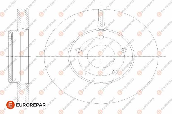 EUROREPAR 1642750580 - Bremžu diski www.autospares.lv