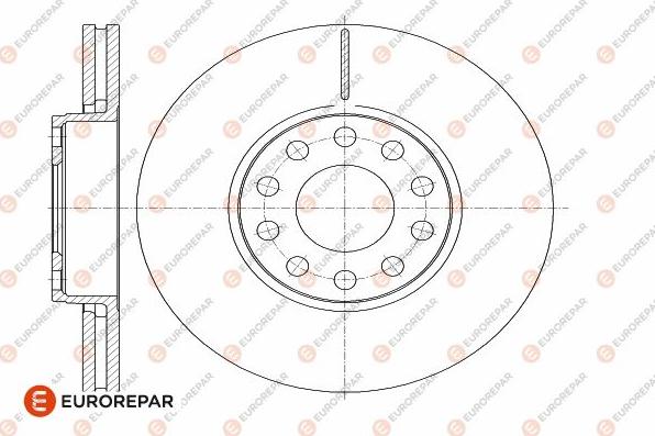 EUROREPAR 1642750180 - Bremžu diski www.autospares.lv