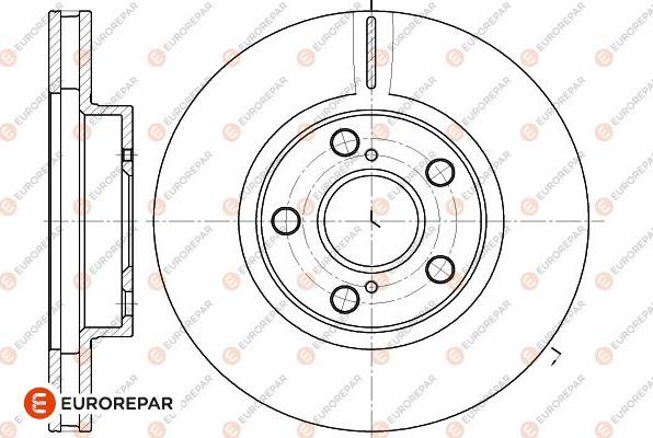 EUROREPAR 1642751880 - Bremžu diski www.autospares.lv