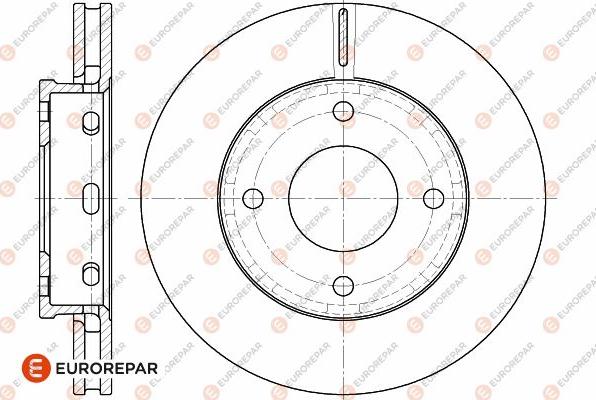 EUROREPAR 1642758080 - Bremžu diski www.autospares.lv