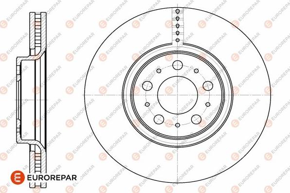 EUROREPAR 1642753880 - Bremžu diski www.autospares.lv