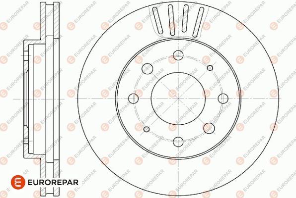 EUROREPAR 1642752480 - Bremžu diski www.autospares.lv