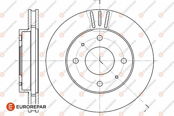 EUROREPAR 1642752580 - Bremžu diski www.autospares.lv