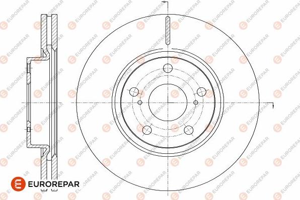 EUROREPAR 1642752780 - Bremžu diski www.autospares.lv