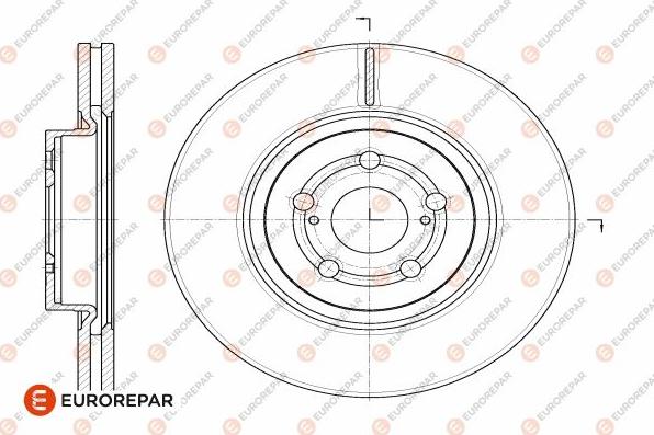 EUROREPAR 1642757680 - Bremžu diski www.autospares.lv