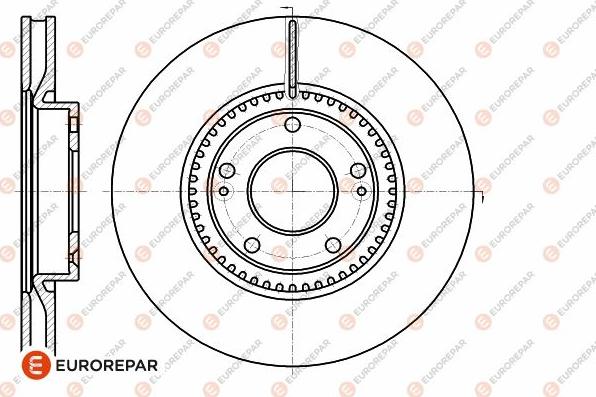 EUROREPAR 1642757080 - Bremžu diski www.autospares.lv