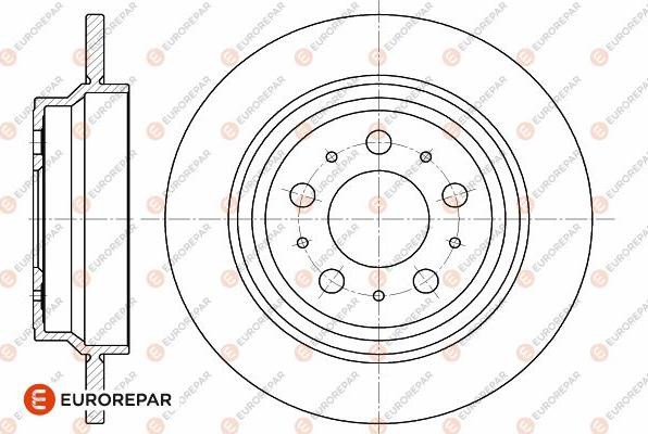 EUROREPAR 1642769980 - Bremžu diski autospares.lv