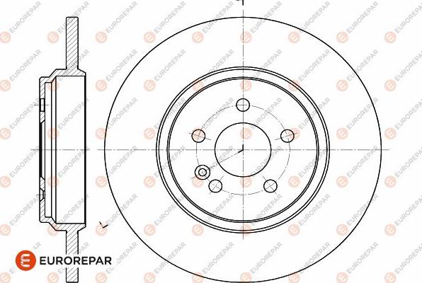 EUROREPAR 1642769180 - Bremžu diski www.autospares.lv