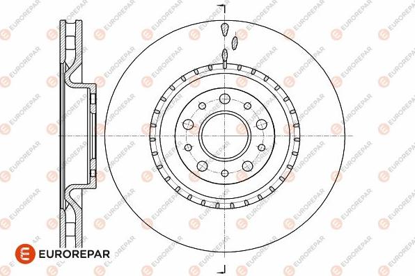 EUROREPAR 1642764680 - Bremžu diski www.autospares.lv