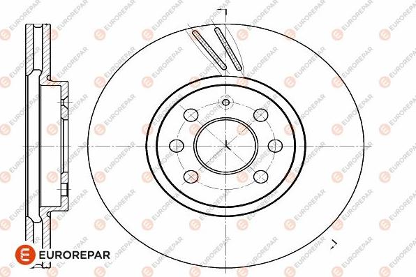 EUROREPAR 1642764080 - Bremžu diski www.autospares.lv