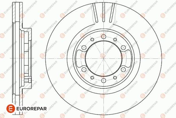 EUROREPAR 1642764180 - Bremžu diski www.autospares.lv