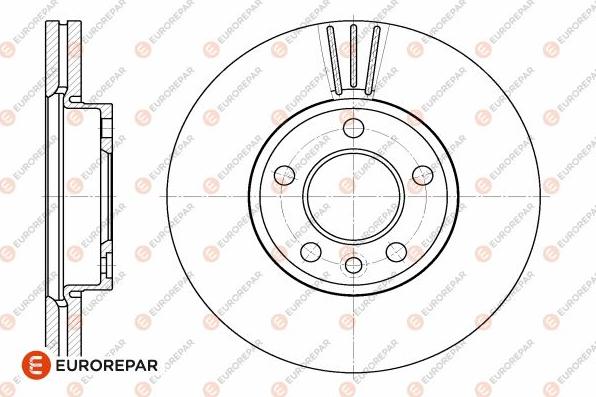 EUROREPAR 1642765480 - Bremžu diski www.autospares.lv