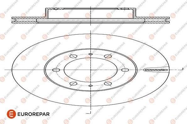 EUROREPAR 1642765680 - Bremžu diski www.autospares.lv