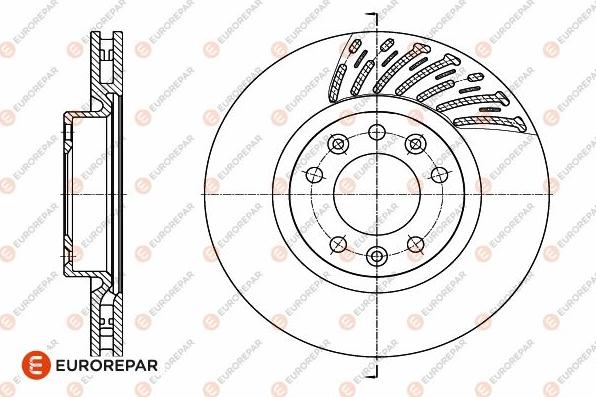 EUROREPAR 1642765080 - Bremžu diski autospares.lv