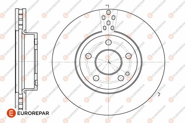 EUROREPAR 1642765880 - Bremžu diski www.autospares.lv