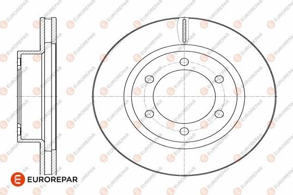 EUROREPAR 1642765780 - Bremžu diski www.autospares.lv