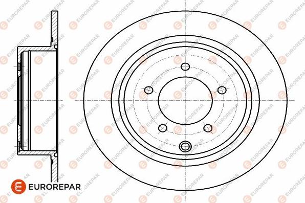 EUROREPAR 1642766880 - Bremžu diski www.autospares.lv