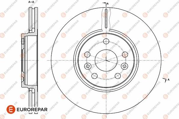 EUROREPAR 1642760880 - Bremžu diski www.autospares.lv