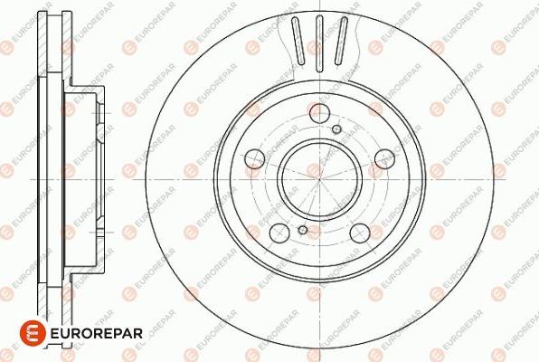 EUROREPAR 1642760380 - Bremžu diski www.autospares.lv