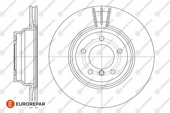 EUROREPAR 1642761080 - Bremžu diski www.autospares.lv