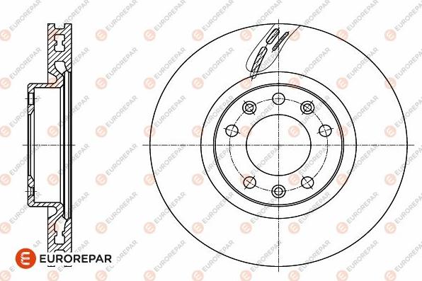 EUROREPAR 1642761380 - Bremžu diski autospares.lv