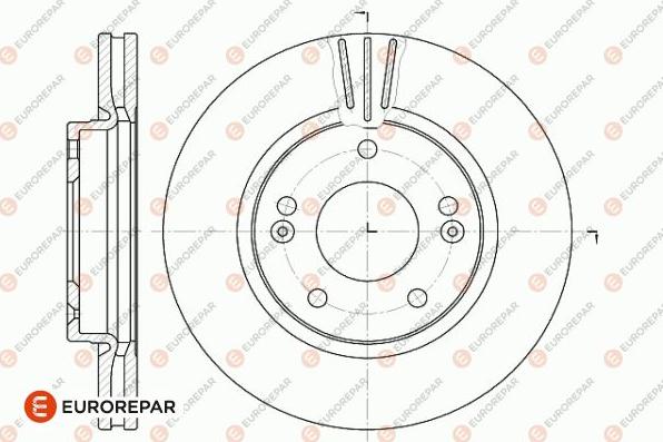 EUROREPAR 1642763980 - Bremžu diski www.autospares.lv