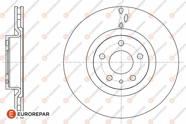 EUROREPAR 1642763080 - Bremžu diski www.autospares.lv