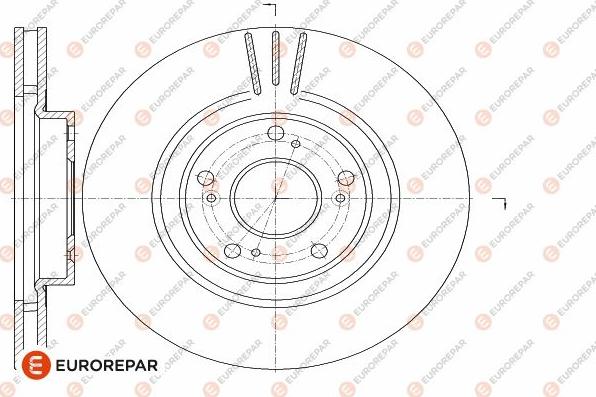 EUROREPAR 1642763180 - Bremžu diski www.autospares.lv