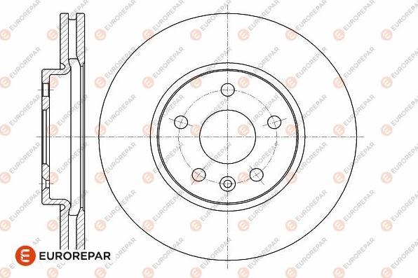 EUROREPAR 1642762680 - Bremžu diski www.autospares.lv