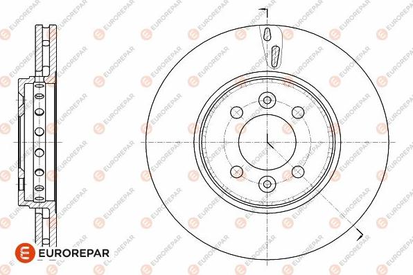 EUROREPAR 1642762380 - Bremžu diski www.autospares.lv