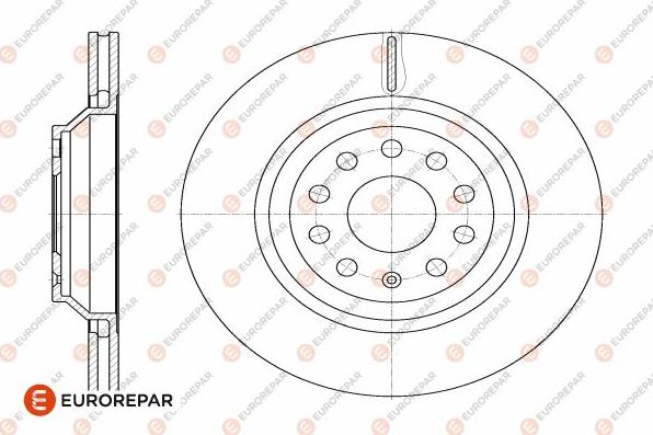 EUROREPAR 1642767980 - Bremžu diski www.autospares.lv