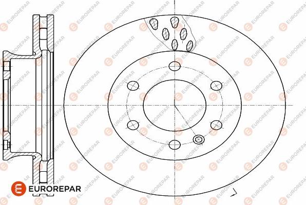 EUROREPAR 1642767480 - Bremžu diski www.autospares.lv