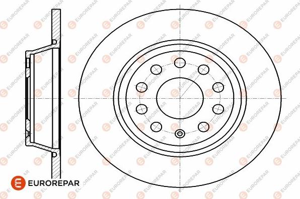 EUROREPAR 1642767780 - Bremžu diski www.autospares.lv